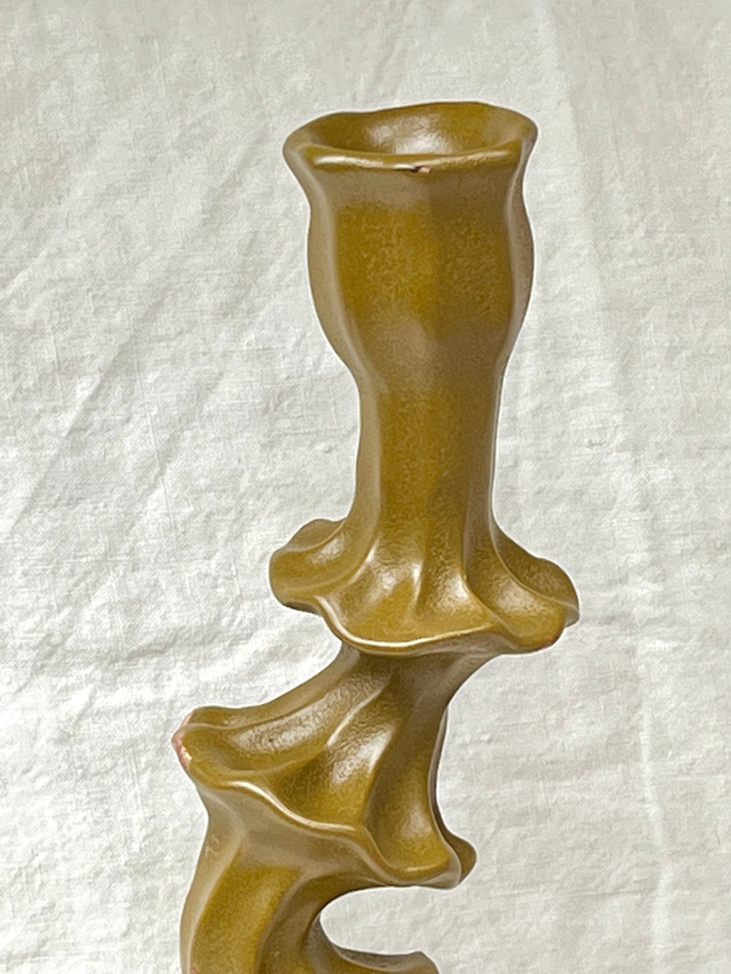 Datura Candlesticks -Ochre