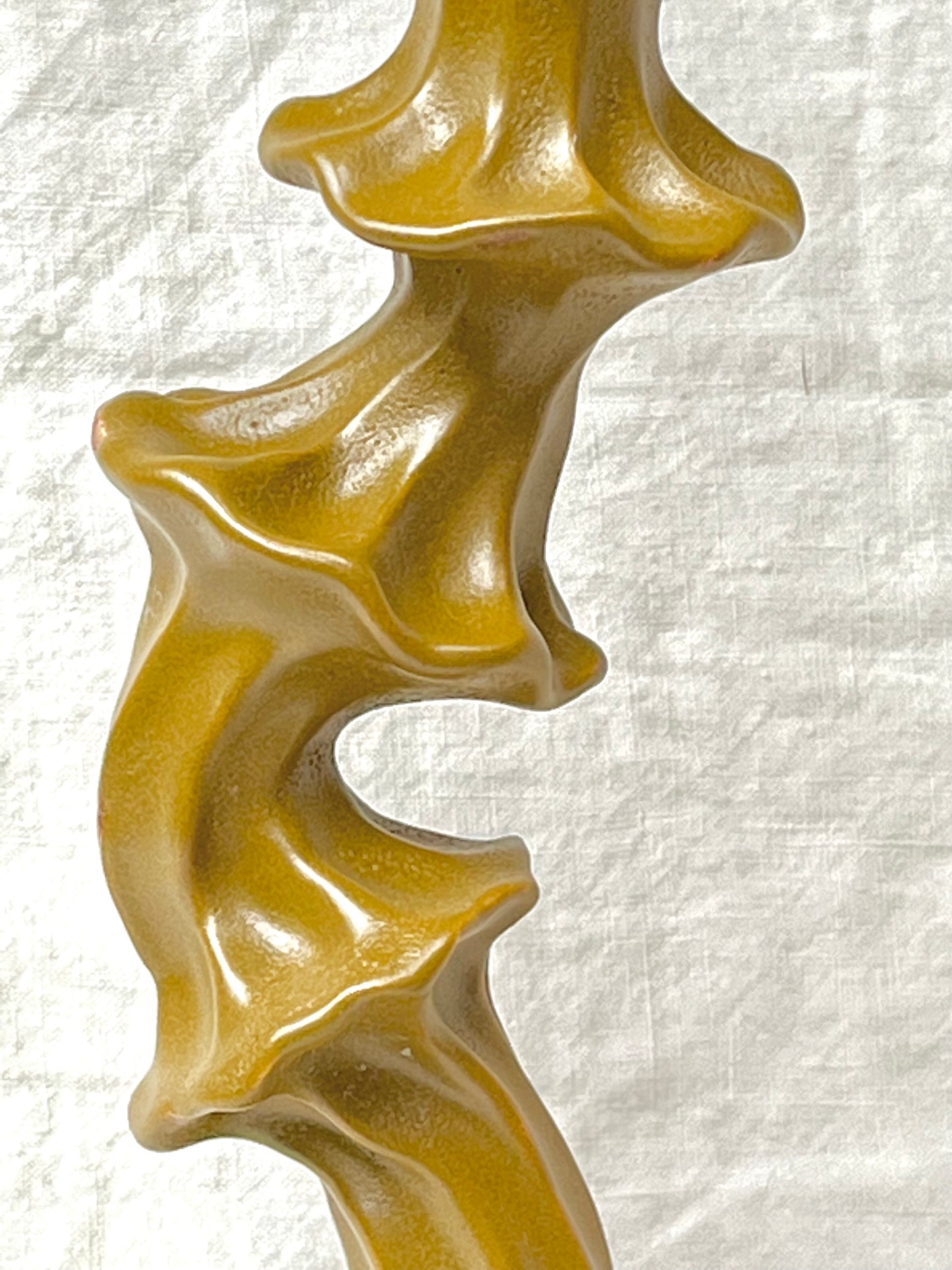 Datura Candlesticks -Ochre