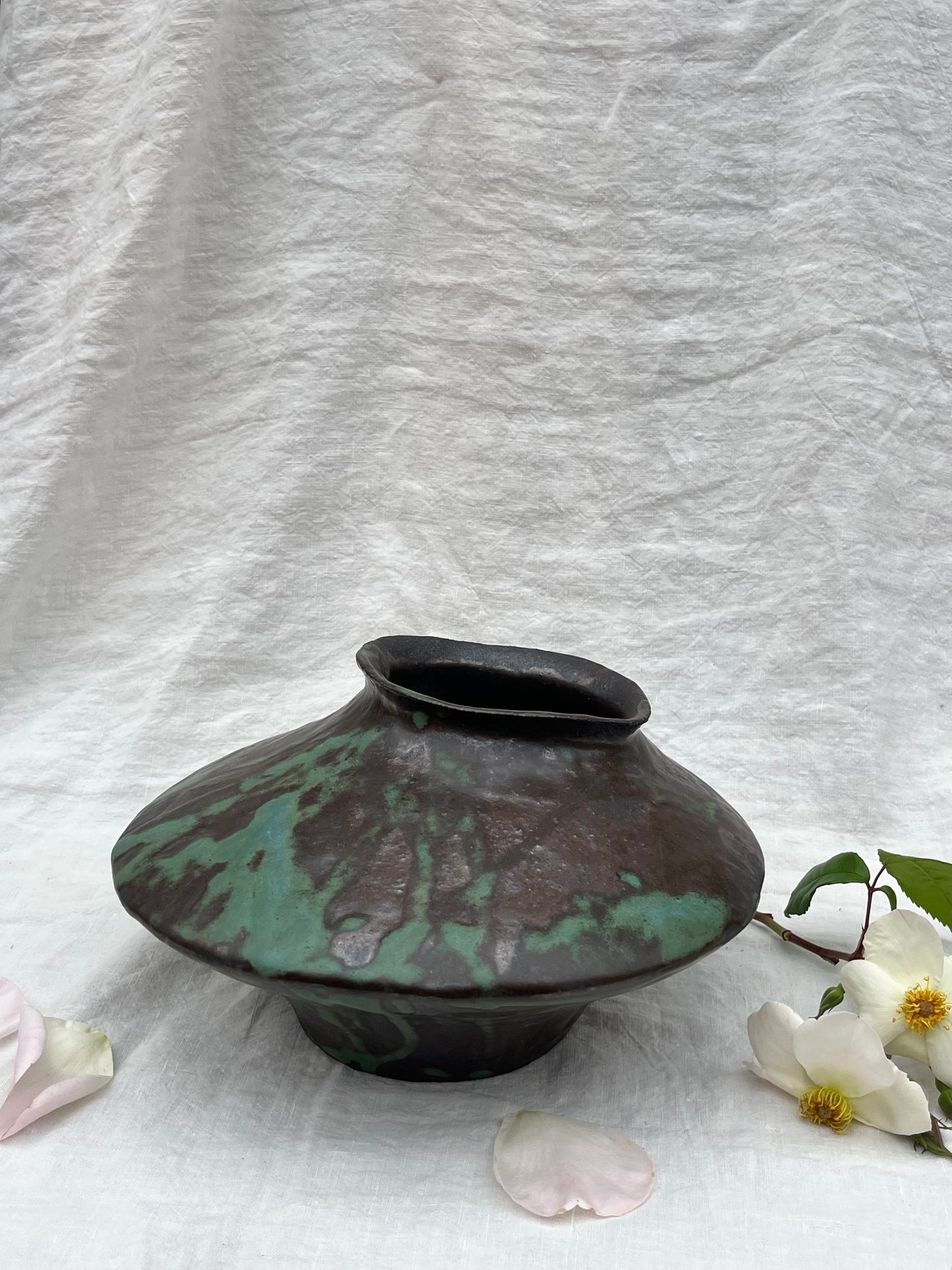 Rietz Green Oblong Vessel